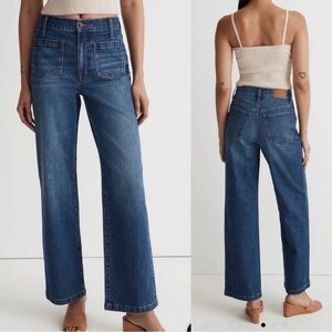 Madewell The Perfect Vintage Wide-Leg Jean: Caronia Wash Blue